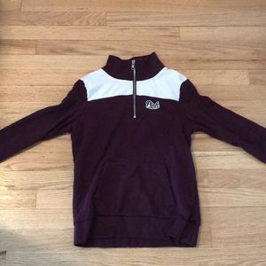 Quarter zip PINK Victoria’s Secret sweatshirt